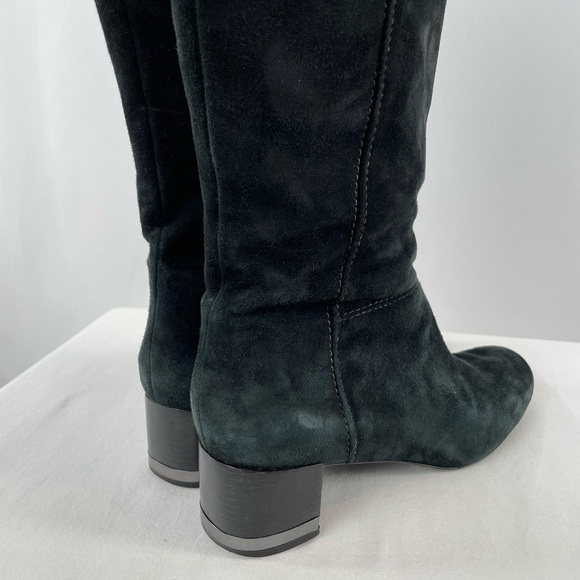 Tory Burch Suede Riding Boots in Black Size 10 - Picture 11 of 16